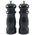 6" Salem Ebony Pepper/Salt Mill Set